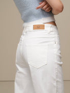 Pantalones wide leg blancos